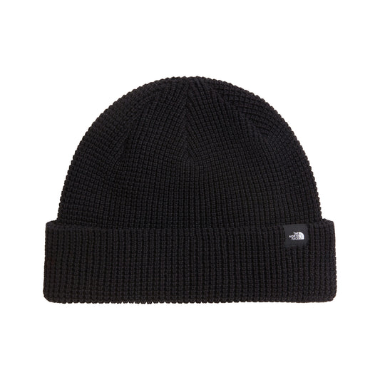 Gorro Beanie TNF pescador punto gofre de The North Face - Negro