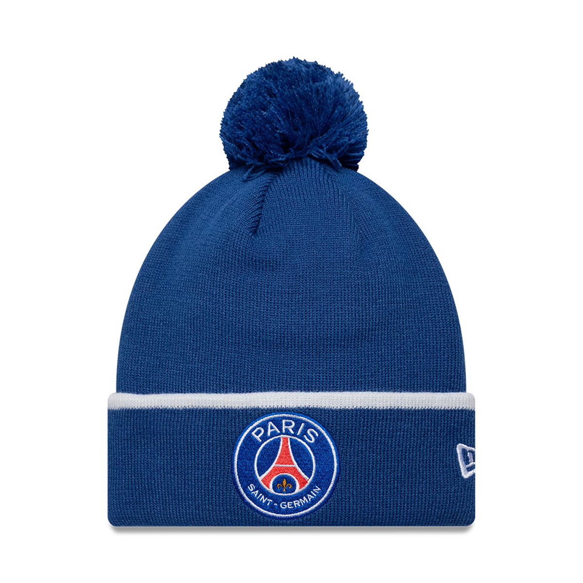 Gorro con pompón Core Cuff Paris Saint-Germain FC de New Era - Azul