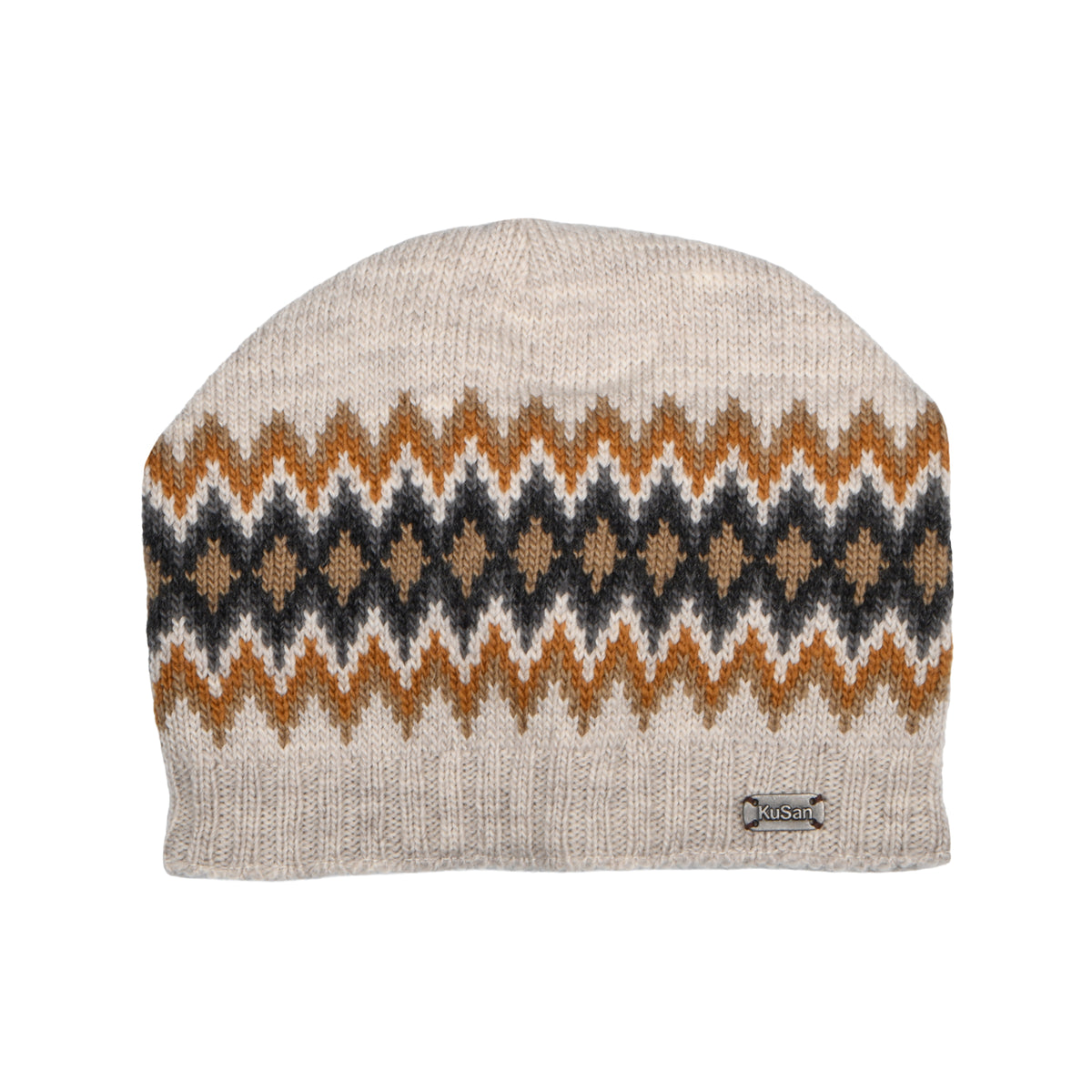 Gorro Beanie Button Down Diamond de Kusan - Avena-Multi