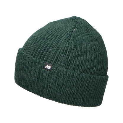 Gorro Beanie de pescador punto acanalado de New Balance - Bosque