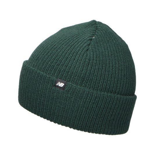 Gorro Beanie de pescador punto acanalado de New Balance - Bosque