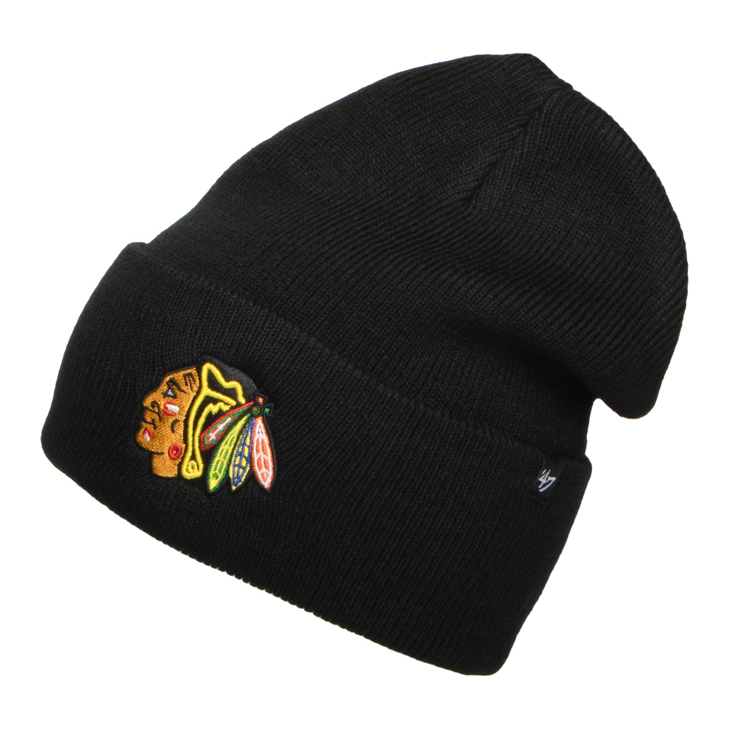 Gorro Beanie NHL Haymaker Cuff Knit Chicago Blackhawks de 47 Brand - Negro