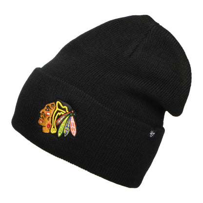 Gorro Beanie NHL Haymaker Cuff Knit Chicago Blackhawks de 47 Brand - Negro
