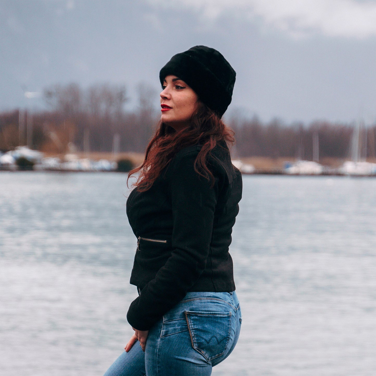 Gorro ruso de Jaxon & James Negro al por mayor