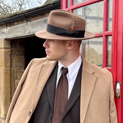 Sombrero Fedora flexible Copa-C de Jaxon & James Nuez al por mayor