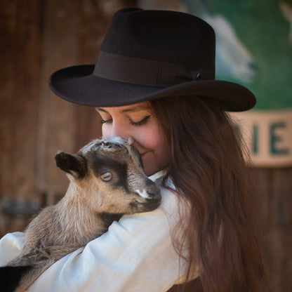 Sombrero Fedora de Jaxon & James Marrón al por mayor