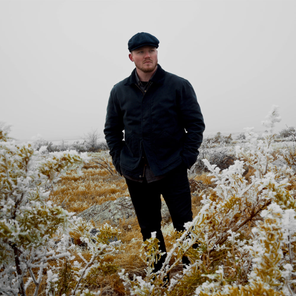 Gorra Newsboy Brooklyn de Jaxon & James Azul Marino al por mayor