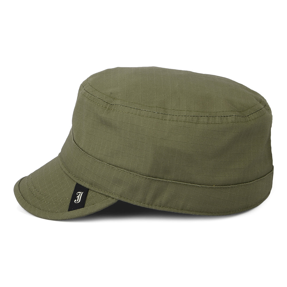 Gorra militar Cadet de Jaxon & James Verde Oliva al por mayor