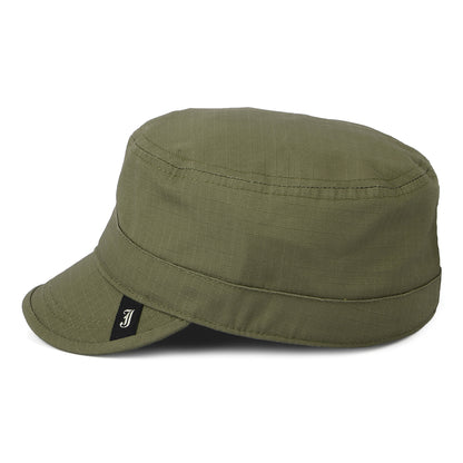 Gorra militar Cadet de Jaxon & James Verde Oliva al por mayor