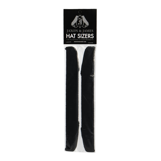 Cinta interior de felpa Ajustador de talla para sombrero de Jaxon & James Negro al por mayor