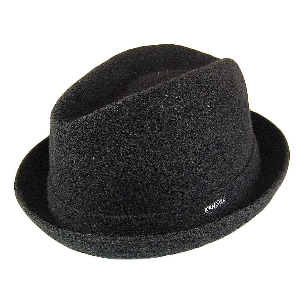 Sombrero Trilby Wool Player de lana de Kangol - Negro