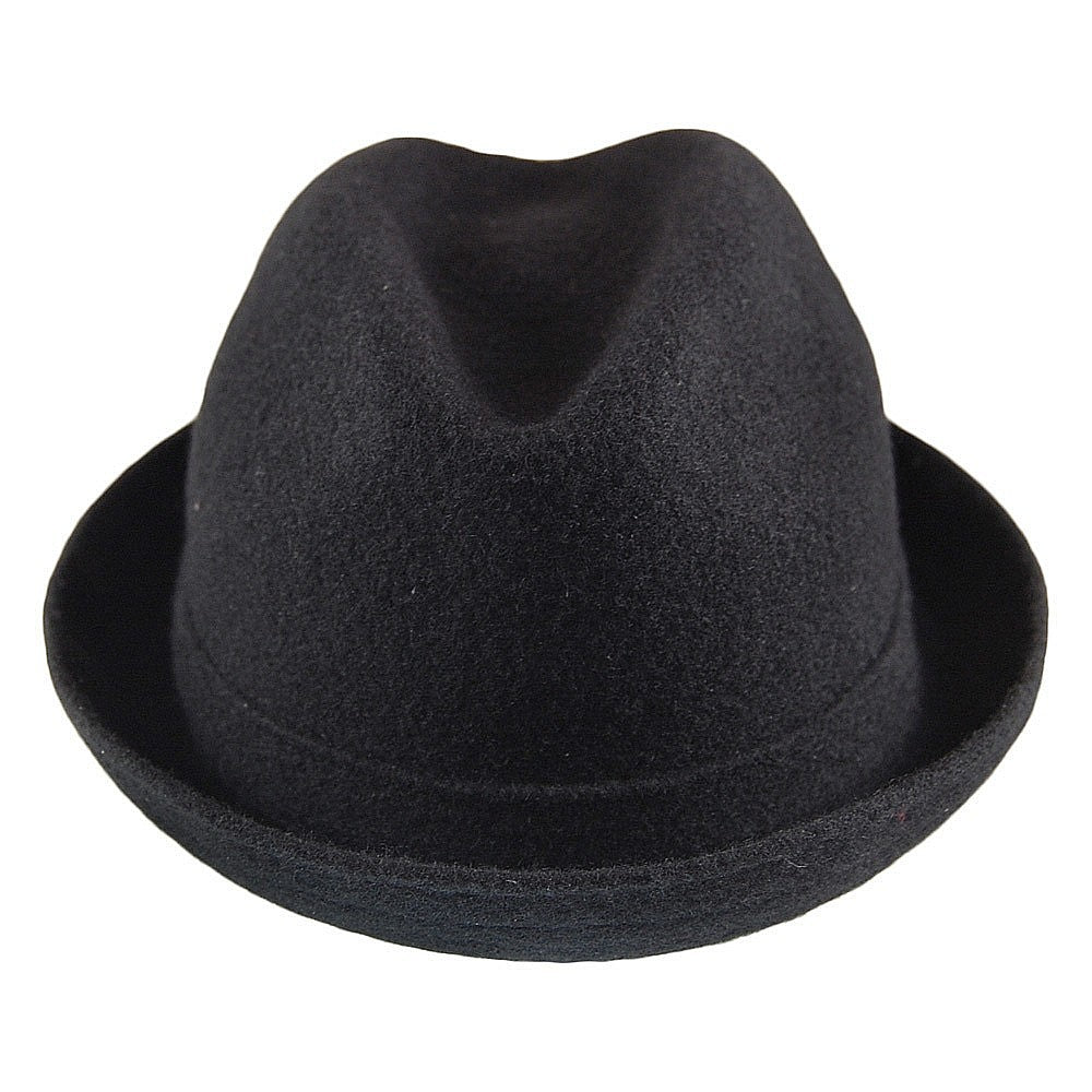 Sombrero Trilby Wool Player de lana de Kangol - Negro