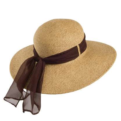 Sombrero de playa Beachside de Sur la tête - Tostado