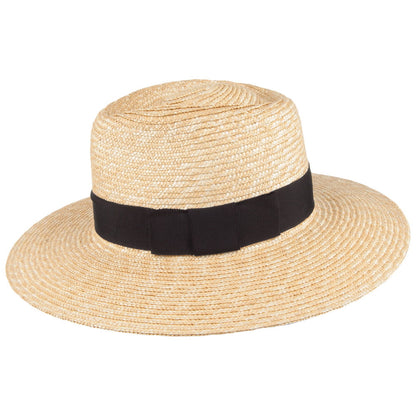 Sombrero de sol Joanna de paja de Brixton - Natural