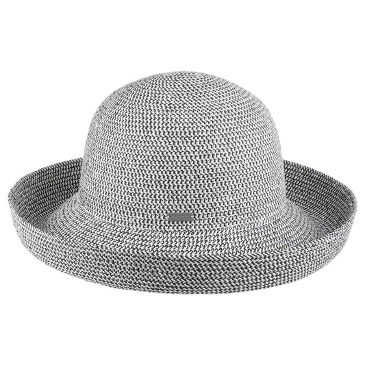 Sombrero playero Classic Roll Up de Betmar - Mezcla de Negro