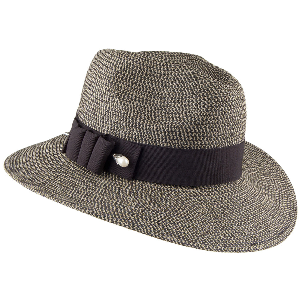 Sombrero Fedora Safari Ellery de Betmar - Mezcla marrón