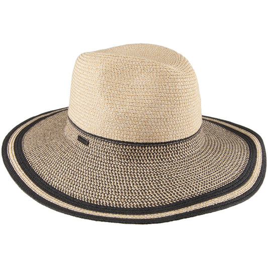Sombrero Fedora Porto de Betmar - Natural-Negro
