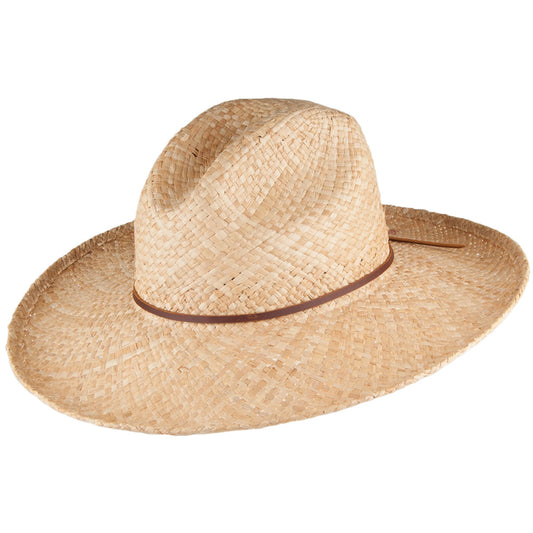 Sombrero playero Fedora Jenna de Brixton - Natural