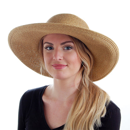 Sombrero de Sol Brighton para mujeres de sur la tête - Tostado