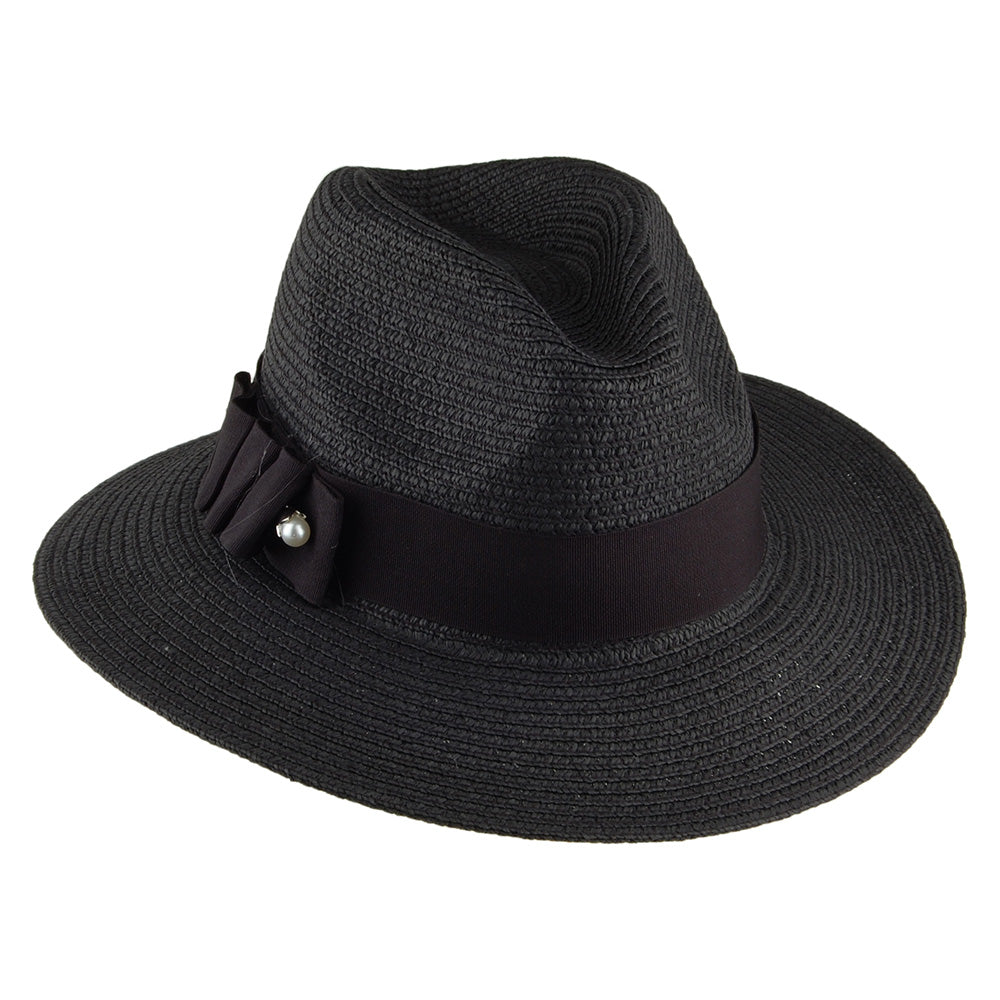 Sombrero Fedora Safari Ellery de Betmar - Negro