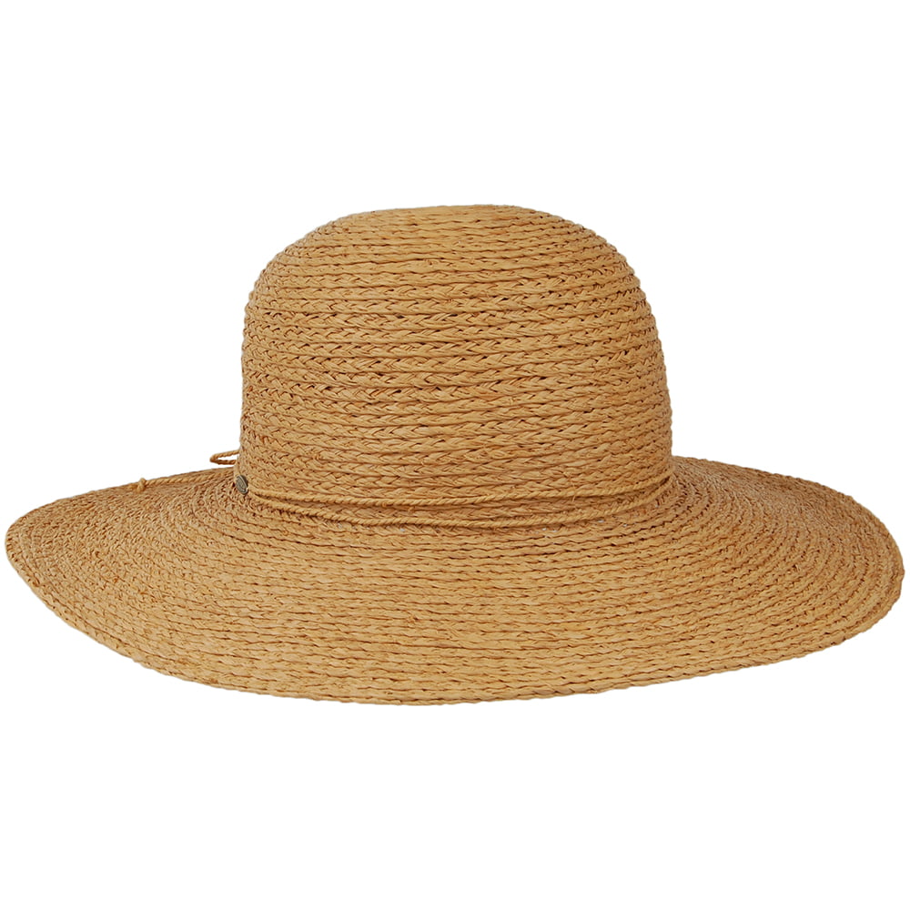 Sombrero de rafia Trenzado de Scala - Té