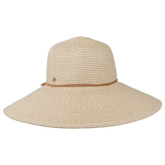 Sombrero Waverly de trenza de papel de Cappelli - Natural