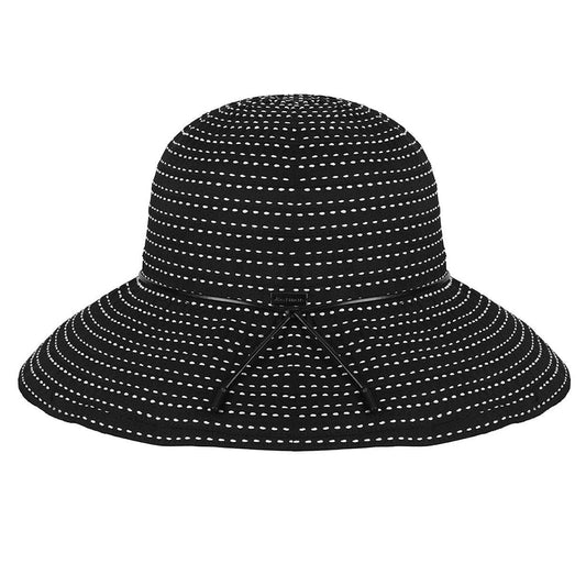 Sombrero Emmeline enrollable de Betmar - Negro