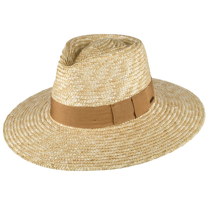 Sombrero de sol Joanna de paja de Brixton - Natural-Beige Arena