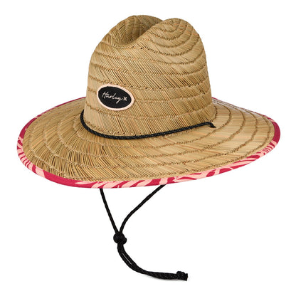 Sombrero de Guardacosta mujer Capri de paja de Hurley - Natural