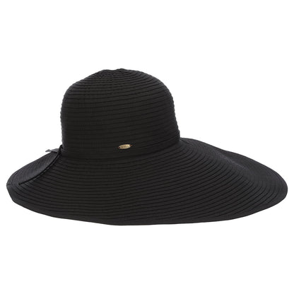 Sombrero Russo de ala ancha de Scala - Negro