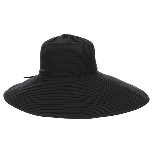 Sombrero Russo de ala ancha de Scala - Negro
