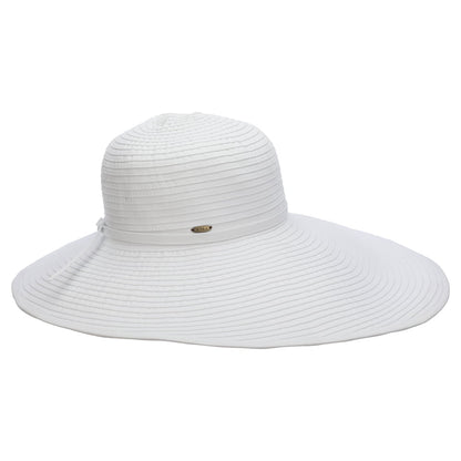 Sombrero Russo de ala ancha de Scala - Blanco