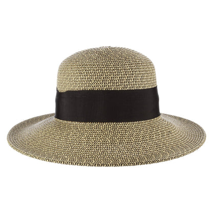 Sombrero de paja de Scala - Trigo-Negro