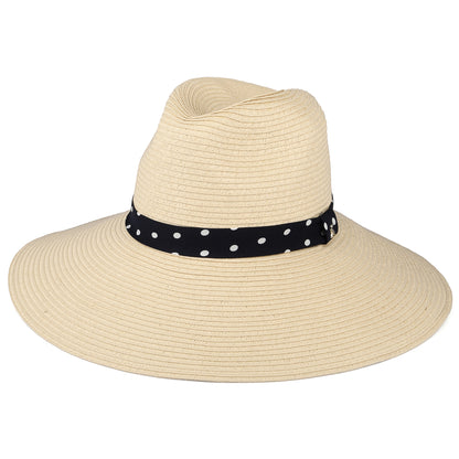 Sombrero Fedora mujer Sia de ala ancha de Joules - Natural