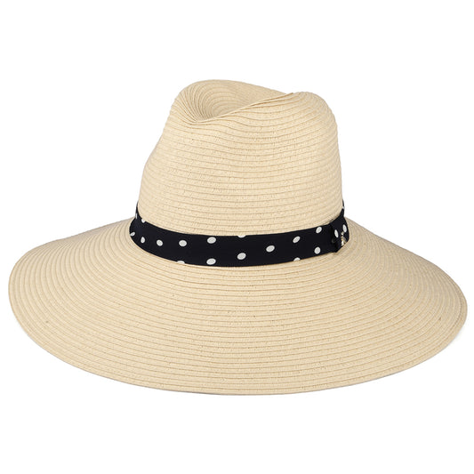 Sombrero Fedora mujeres Sia de ala ancha de Joules - Natural