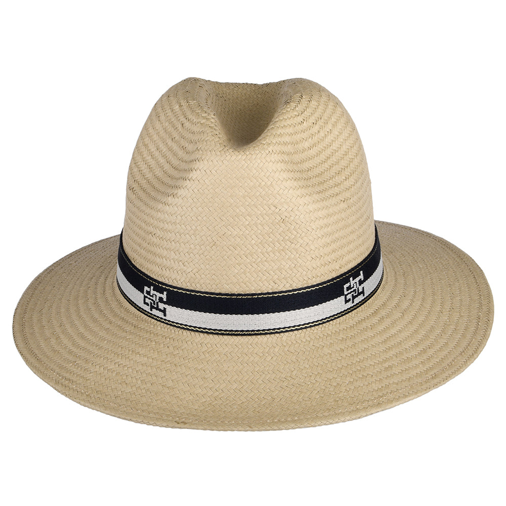 Sombrero Fedora Iconic Prep de paja toyo de Tommy Hilfiger - Natural