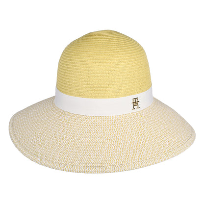 Sombrero Tommy Beach de paja toyo de Tommy Hilfiger - Natural