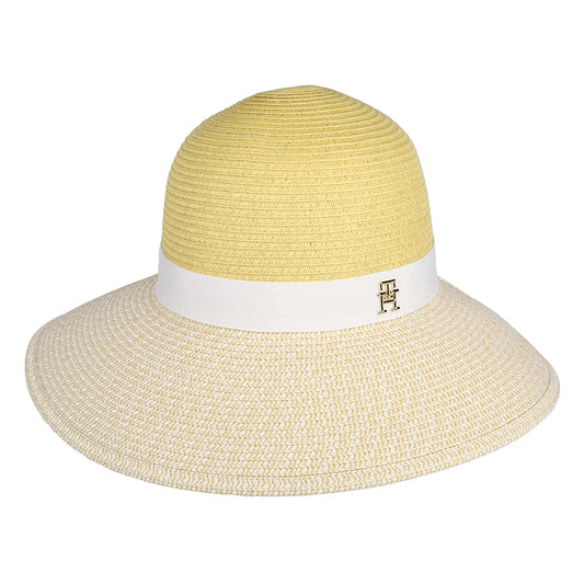 Sombrero Tommy Beach de paja toyo de Tommy Hilfiger - Natural