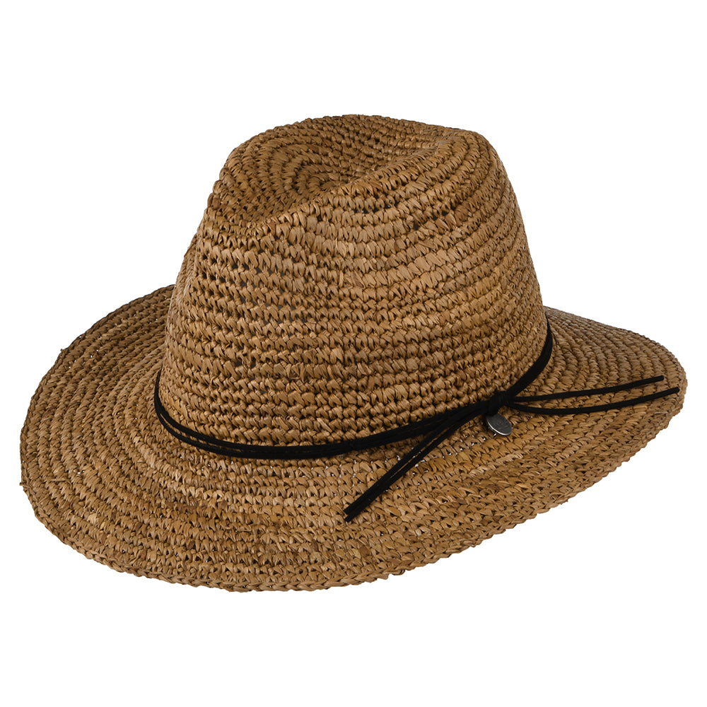 Sombrero Fedora Celery de paja de Barts - Marrón Claro
