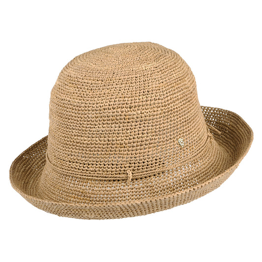 Sombrero Provence 8 plegable de paja de Helen Kaminski - Nougat