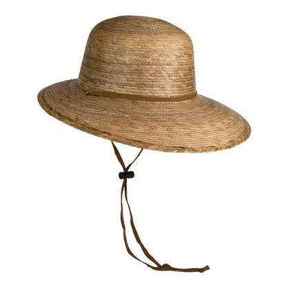 Sombrero de Sol Annabel de Palma trenzada de Scala - Tostado