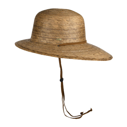 Sombrero Annabel de Palma trenzada de Scala - Tostado