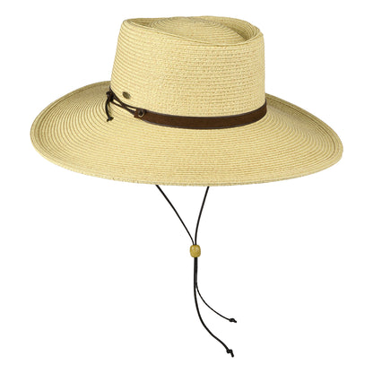 Sombrero Boater Bruges de trenza de papel de Scala - Natural
