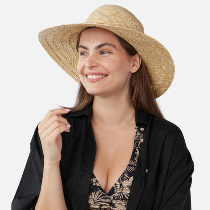 Sombrero de paja de rafia de Barts - Natural
