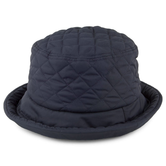 Sombrero de pescador mujer Quilted Impermeable resistente al agua de Scala - Azul Marino