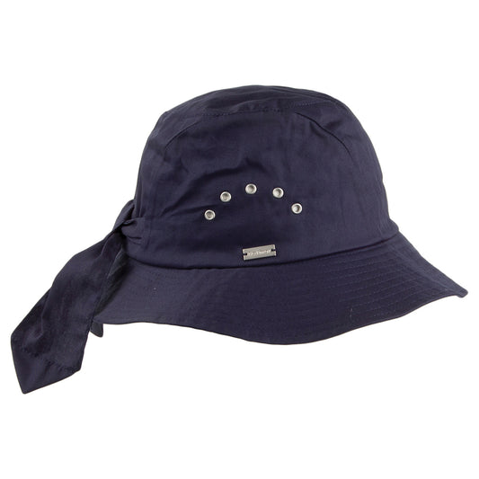 Sombrero Cloche anudado de Betmar - Azul Marino