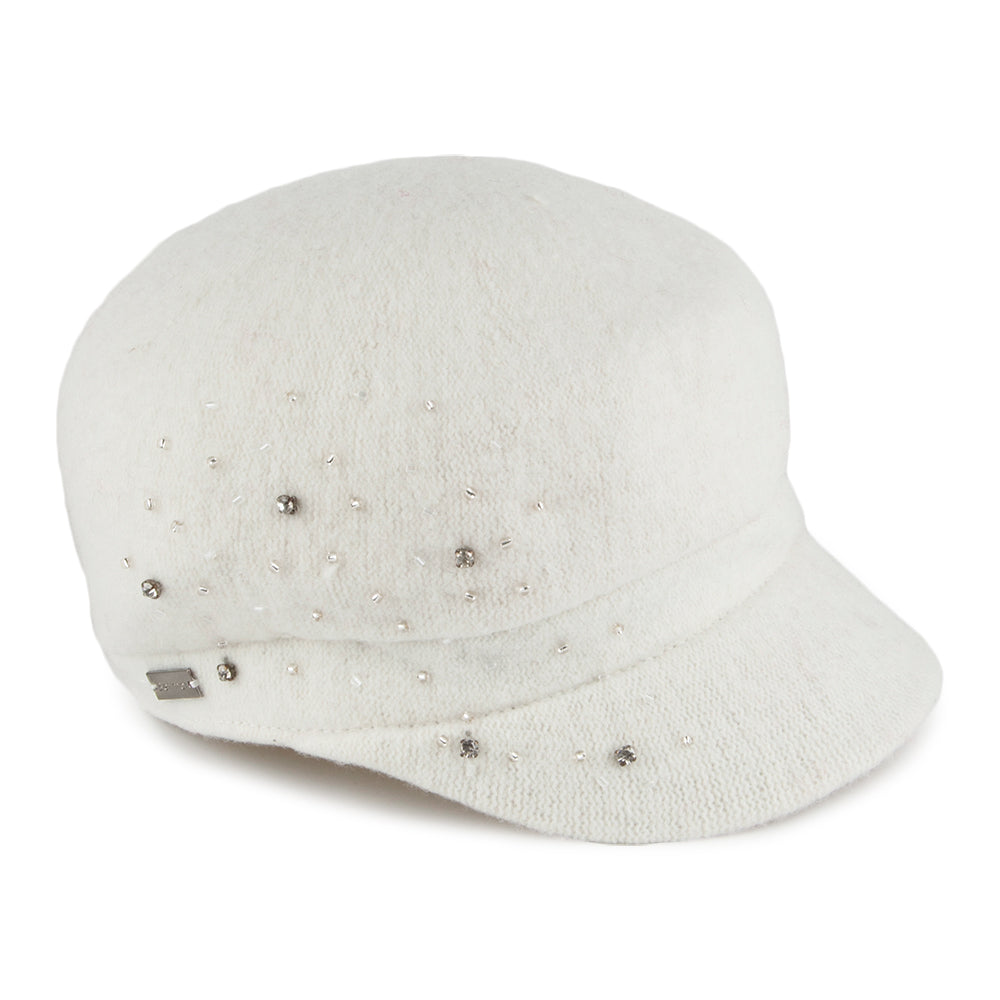 Gorra Baker Boy Lynn de Betmar - Blanco invernal