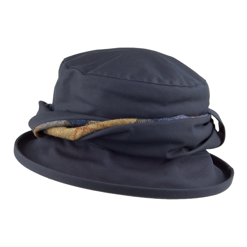 Sombrero de pescador mujer Emma resistente al agua de Olney - Azul Marino