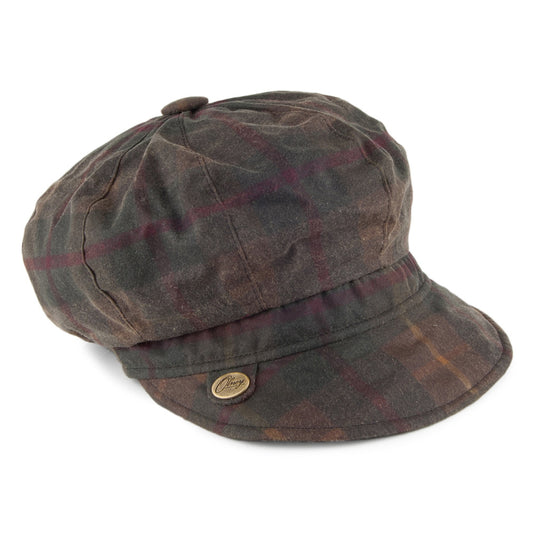 Gorra Baker Boy mujer Maggie Wax Hunters de Olney - Verde Oliva