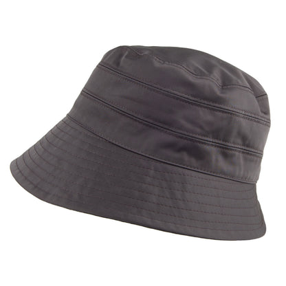 Sombrero de pescador Maggie de nylon de Scala - Antracita